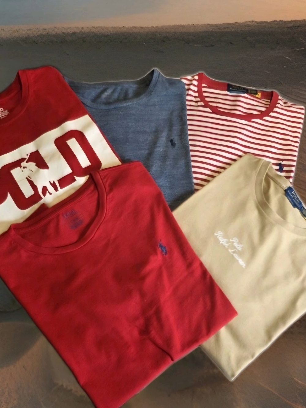 Polo by Ralph Lauren Kids' Beige Logo Crewneck T-Shirt - Picture 3 of 13